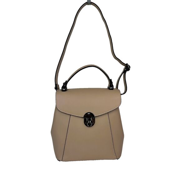 Luana Ferracuti Backpack Purse Convertible Straps Top Handle Italian Leather Bag - Picture 3 of 12